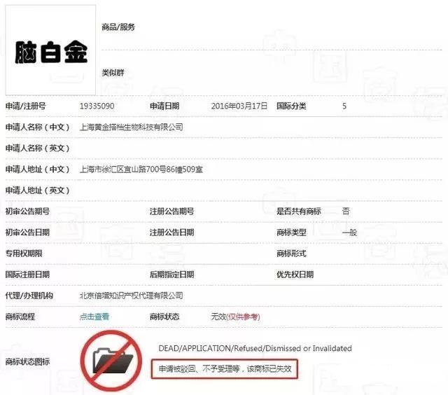 一年13億銷(xiāo)量，卻被駁回商標(biāo)，腦白金還有救嗎？