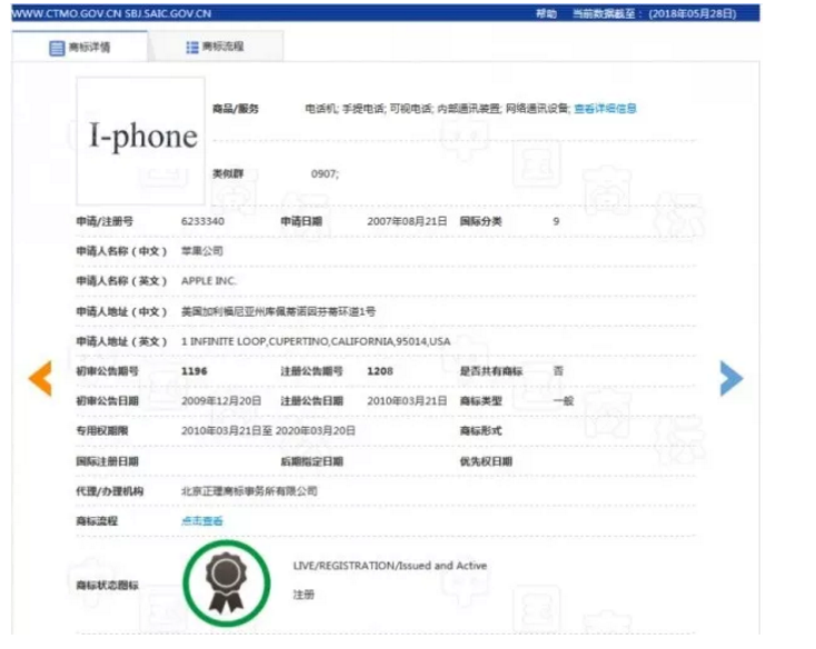 蘋果公司又買了一枚商標，這次出了多少錢？