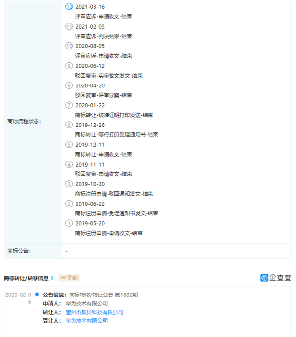 2021年6月1日鴻蒙OS發布在即！華為“鴻蒙”商標確認已獲轉讓